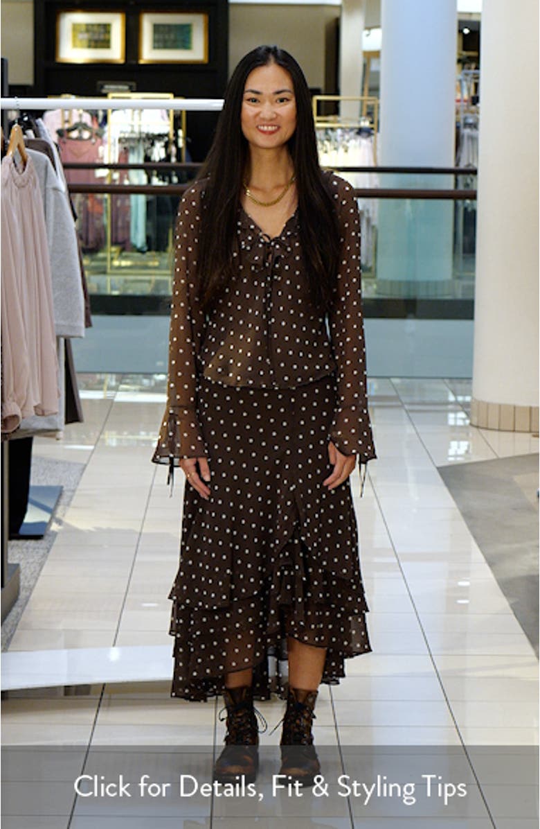 Ruffle Chiffon Top, sales video thumbnail