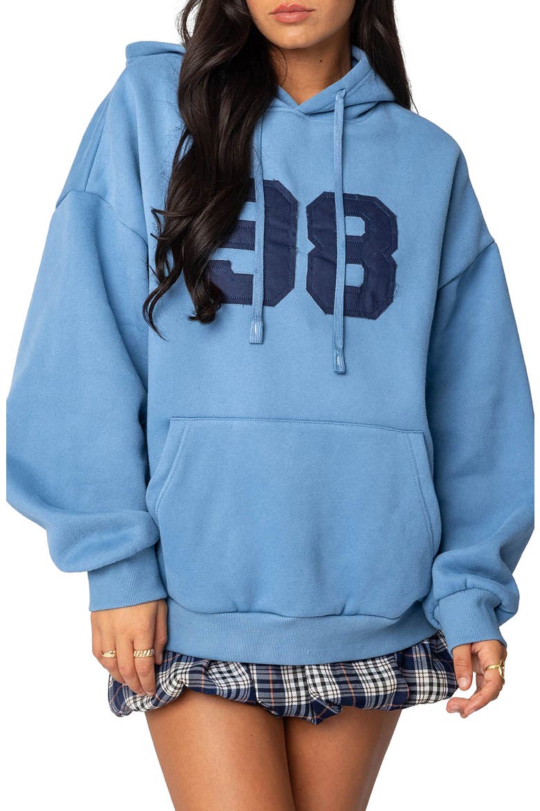 98 Oversize Hoodie, Main, color, BLUE
