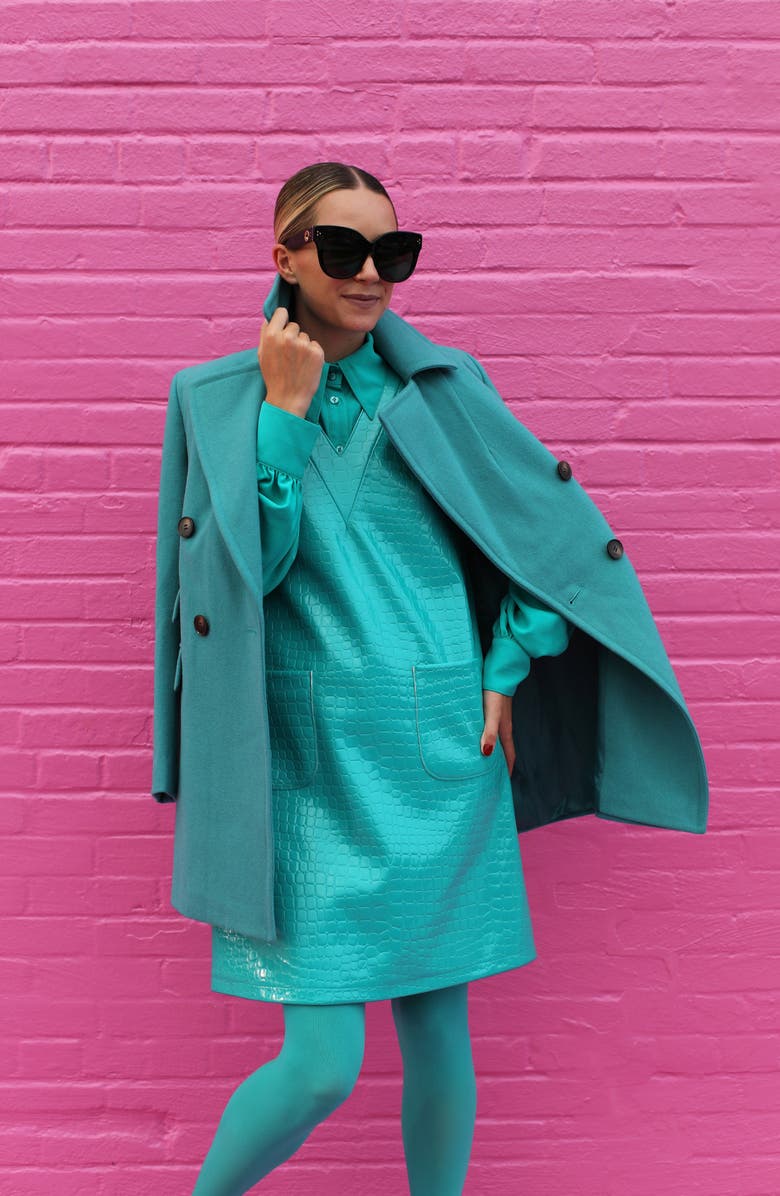 Halogen<sup>®</sup> x Atlantic-Pacific Puff Sleeve Button-Up Shirt, Alternate, color,