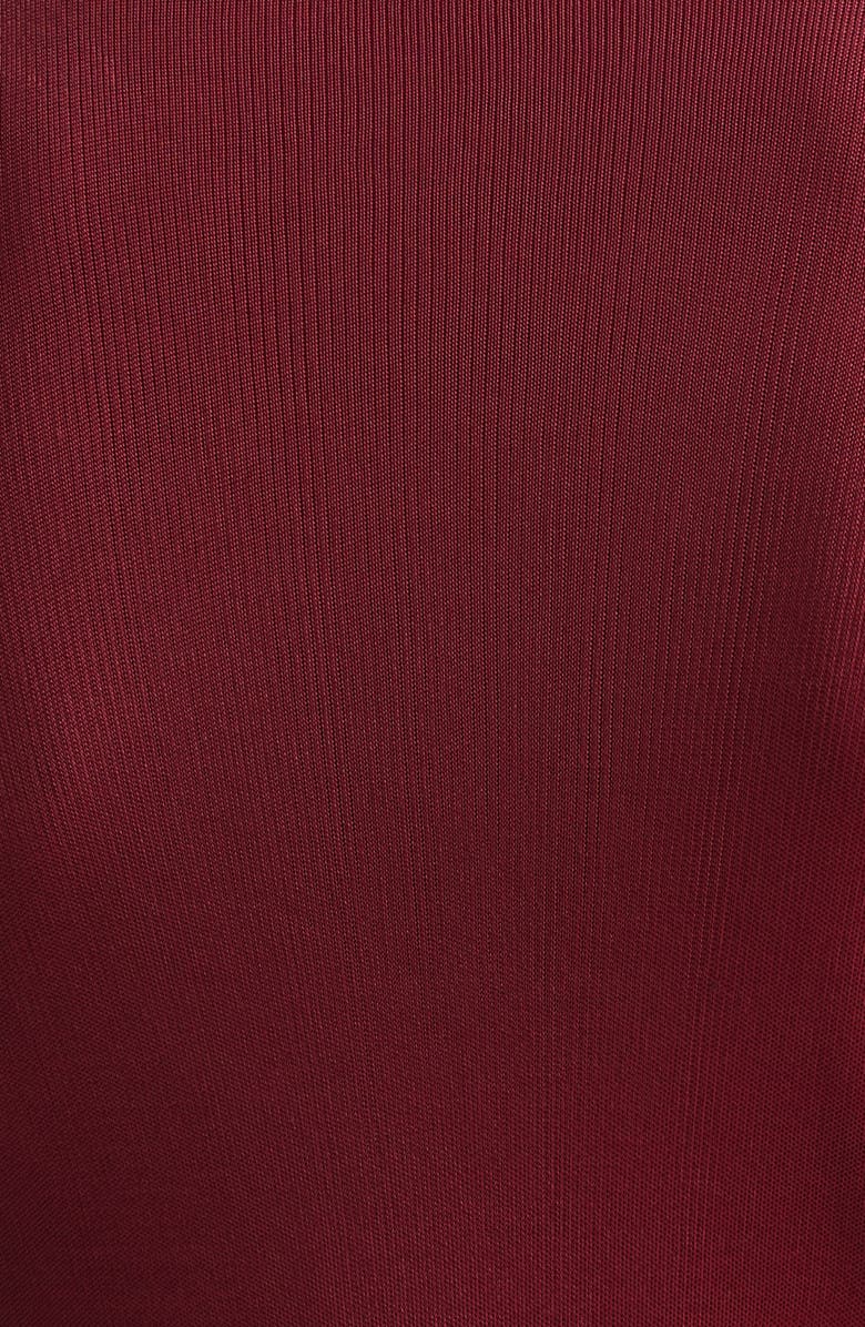 Altuzarra Kaplan Long Sleeve Knit Funnel Neck Dress, Alternate, color, Maroon