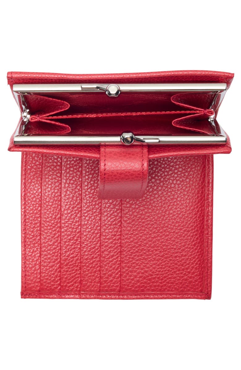 Longchamp Framed Index Wallet, Alternate, color, Love