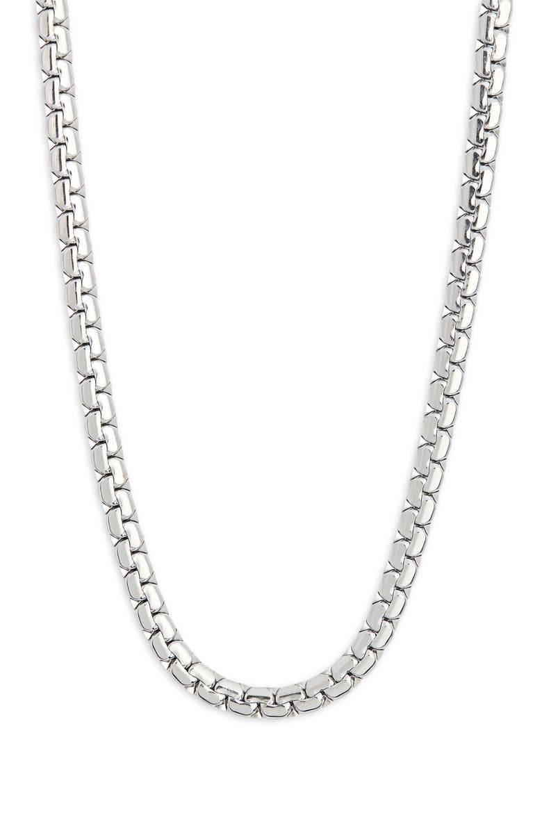 NORDSTROM RACK Men's Intertwined Chain Stainless Steel Necklace, Alternate, color, Stainless