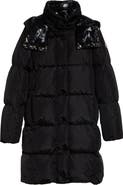 Moncler Litte Long Water Repellent Quilted Down Coat