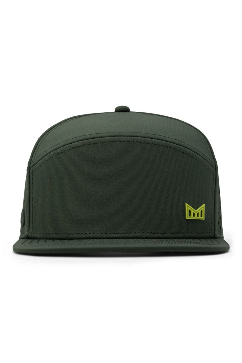 Trenches Icon Hydro Performance Snapback Hat, Alternate, color, KOMBU GREEN
