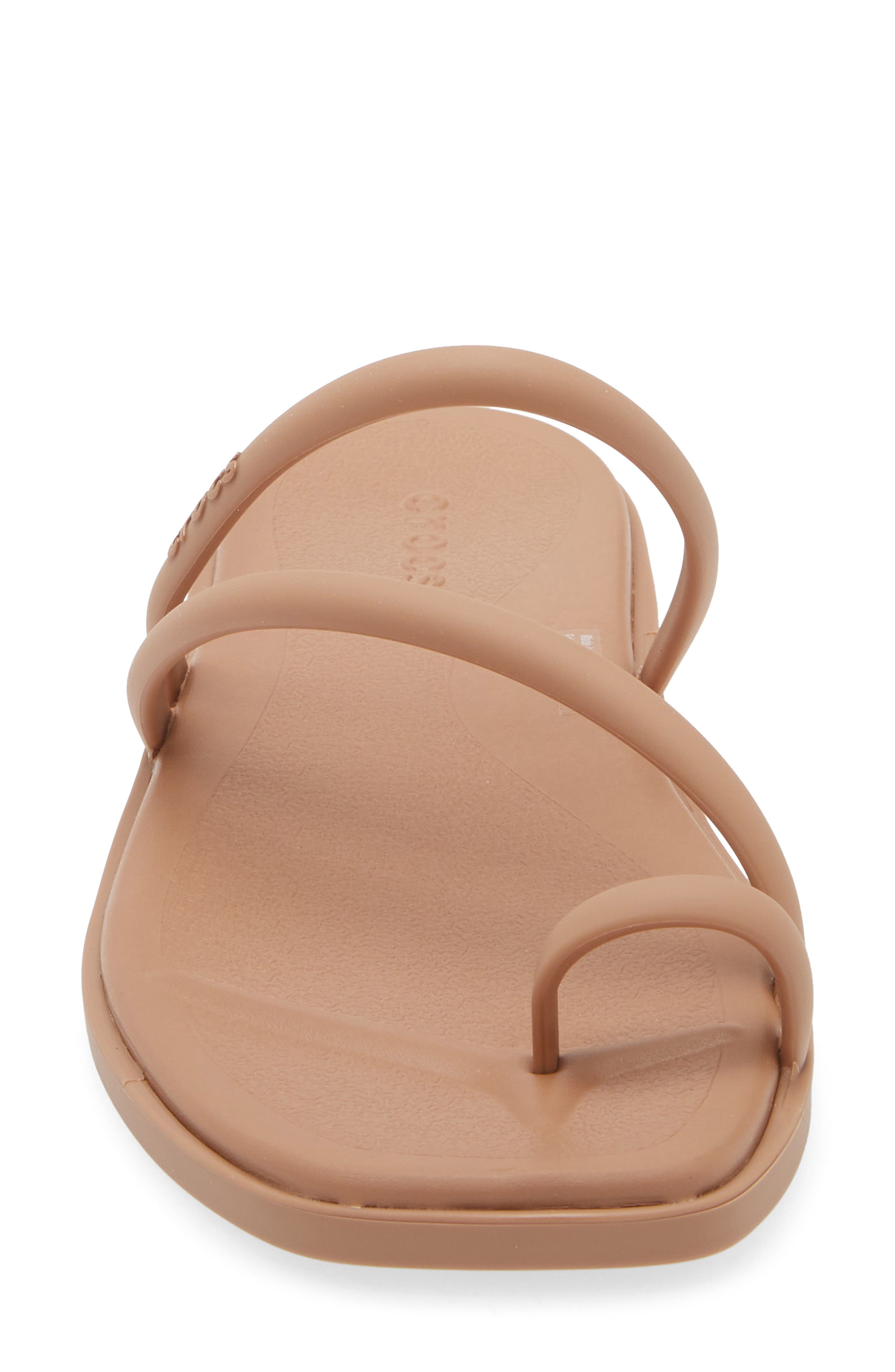 Miami Toe Loop Sandal, Alternate, color, MILK CHOCOLATE