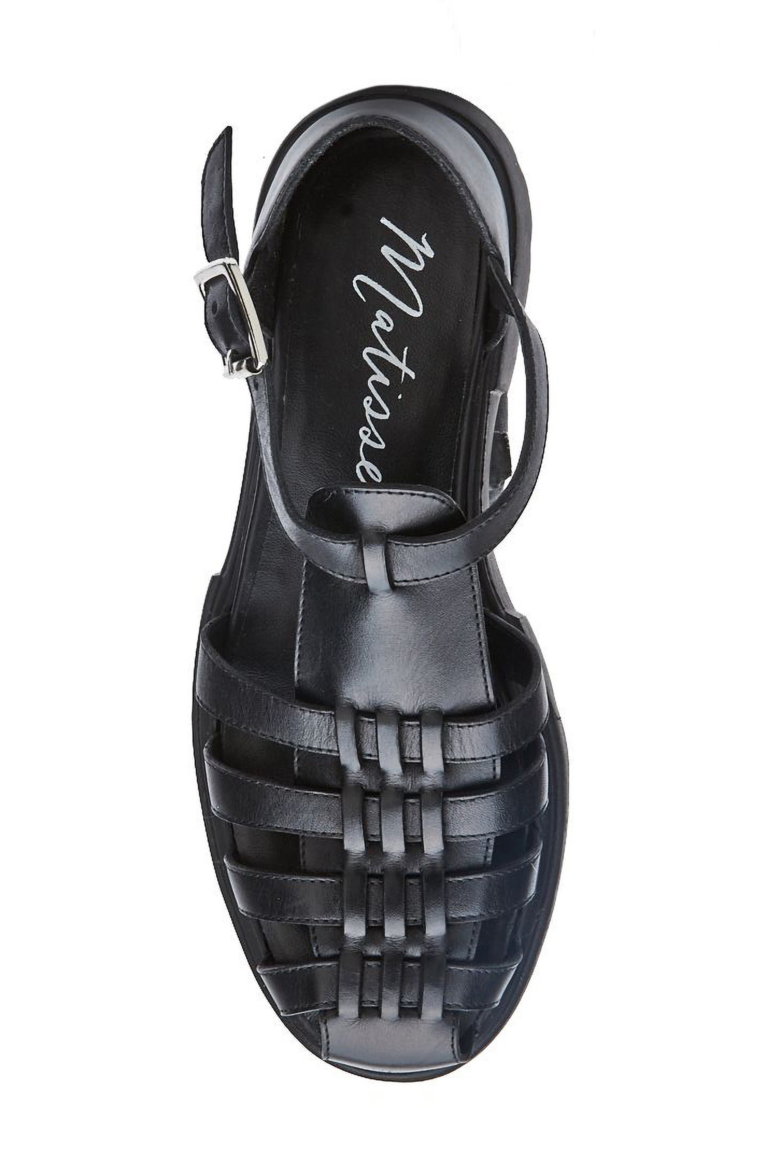 Dart Fisherman Sandal, Alternate, color, BLACK