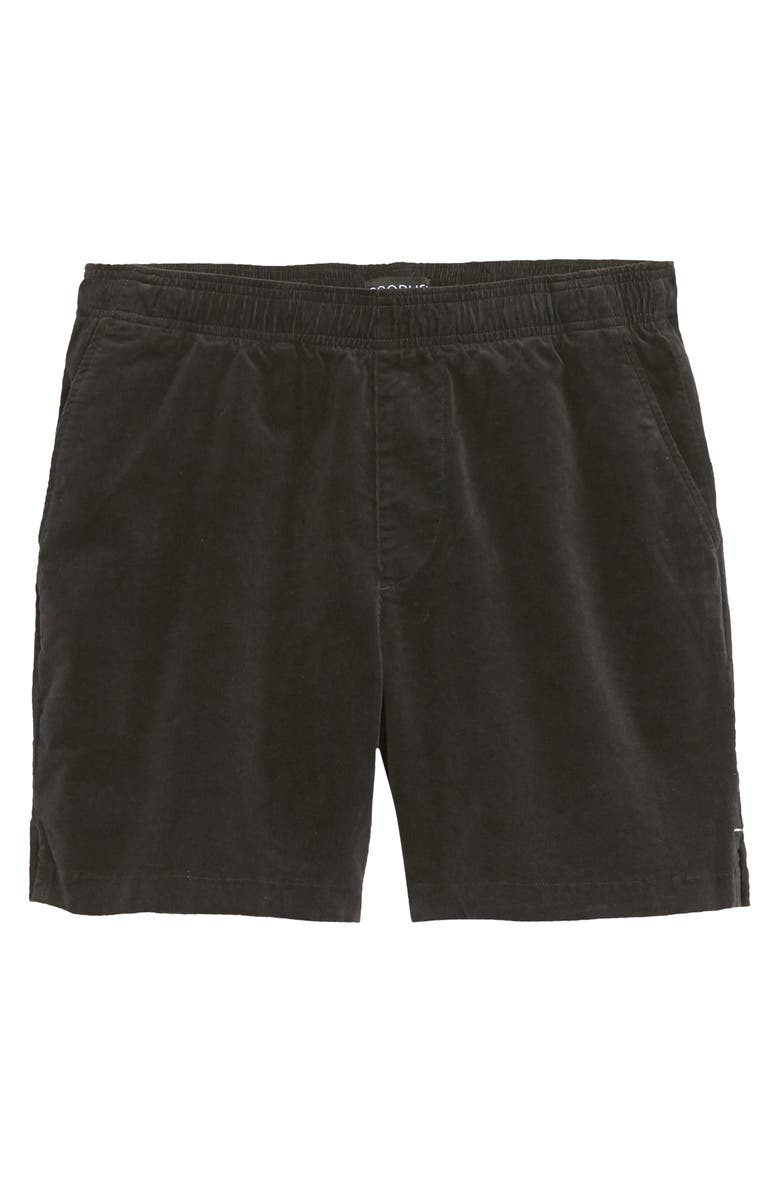 Goodlife Stretch Corduroy Shorts, Alternate, color, Black