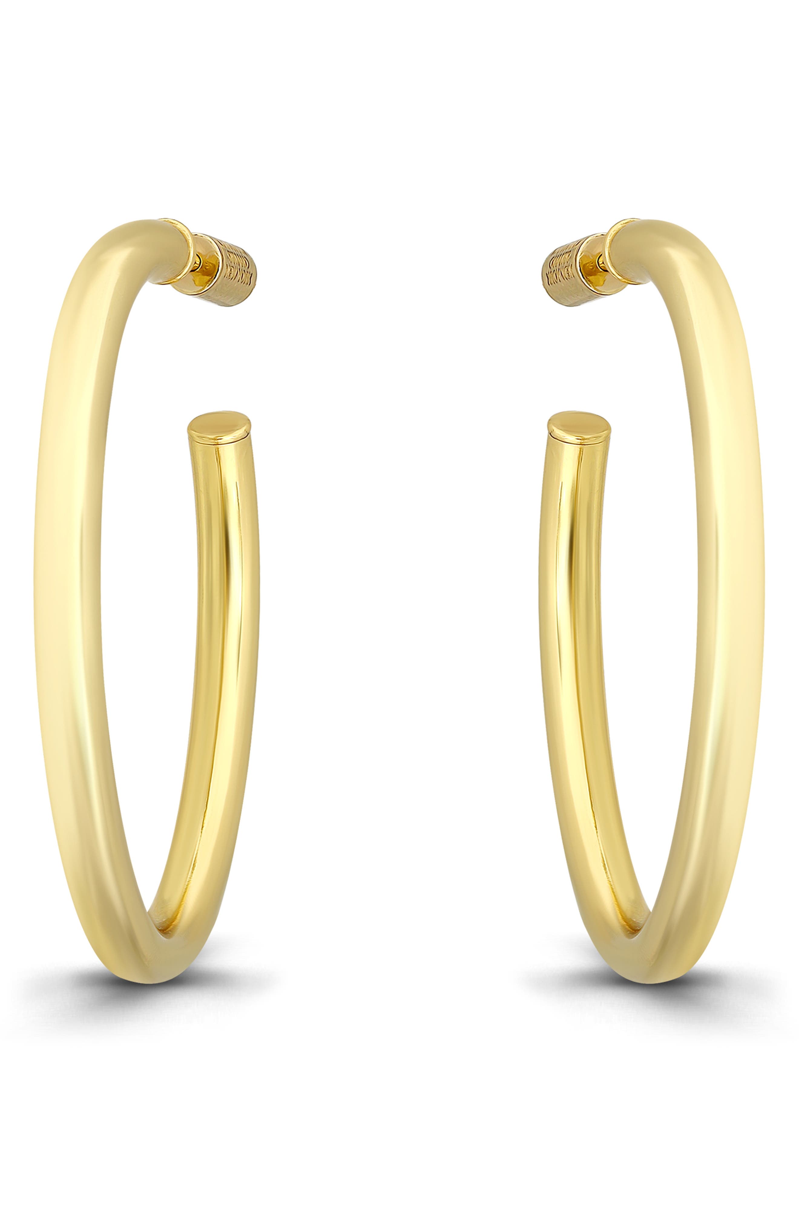 Christian Siriano New York 35mm Oval Hoop Earrings