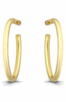 Christian Siriano New York 35mm Oval Hoop Earrings