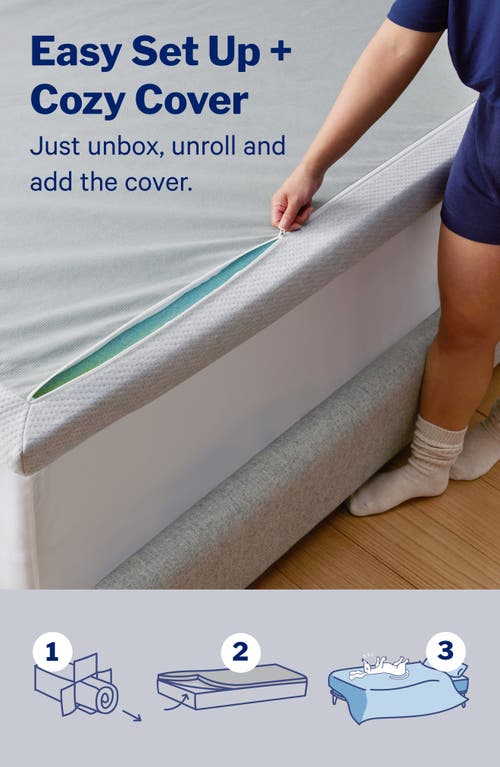 Casper Essential 3-inch Cozy Cover Mattress Topper In White