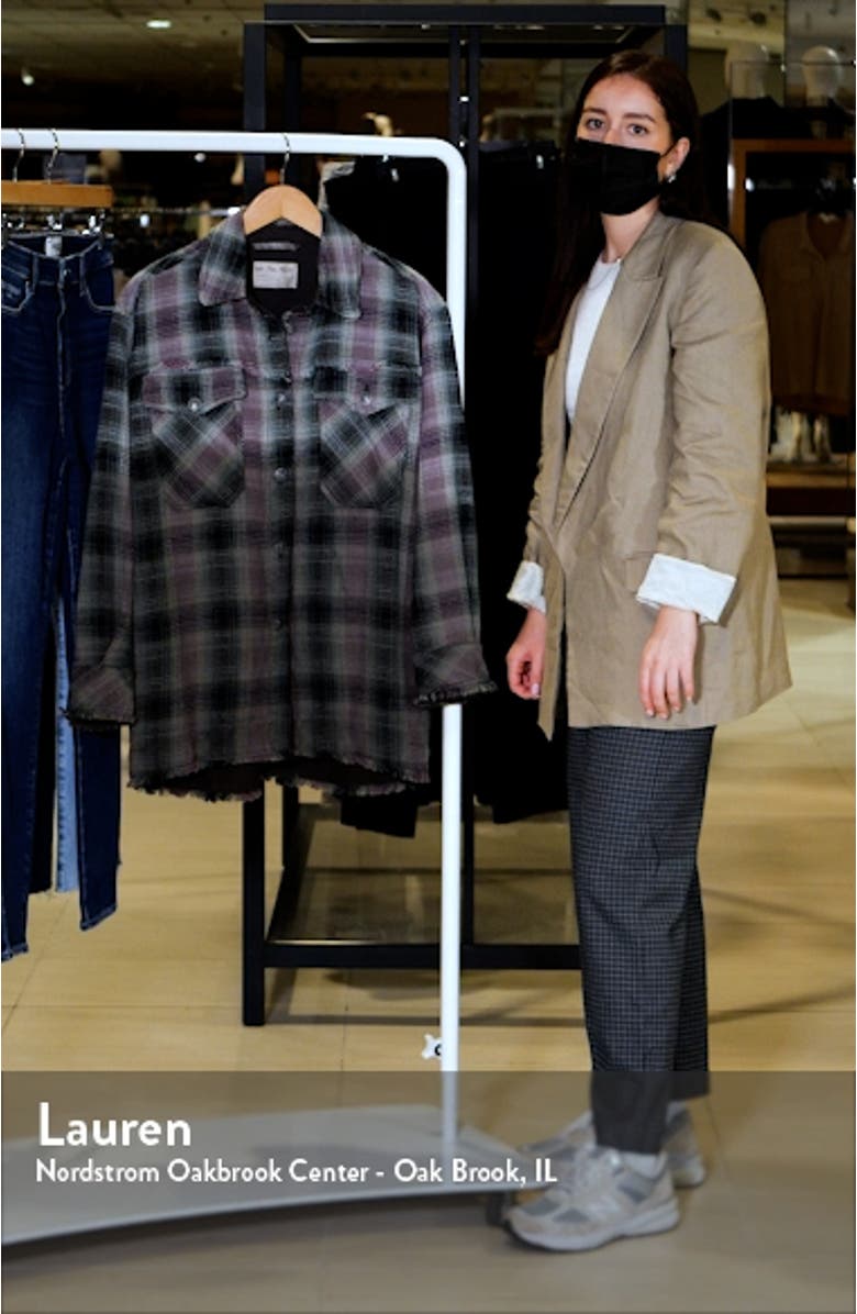 Anneli Plaid Shirt Jacket, sales video thumbnail