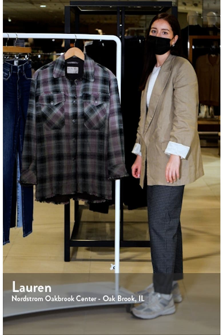 Anneli Plaid Shirt Jacket video