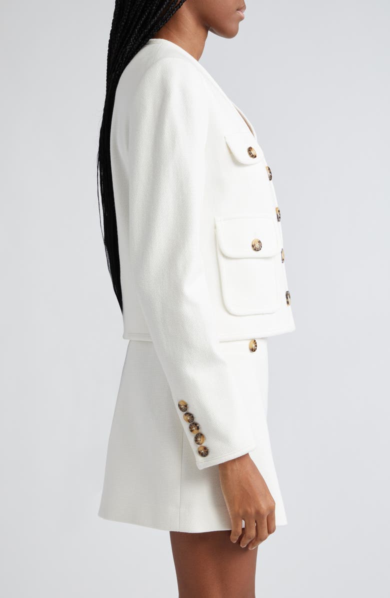 Veronica Beard Isola Stretch Cotton Jacket, Alternate, color, 