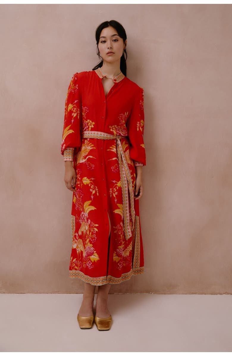 RAISHMA Kaitlyn Red Dress, Main, color, Red