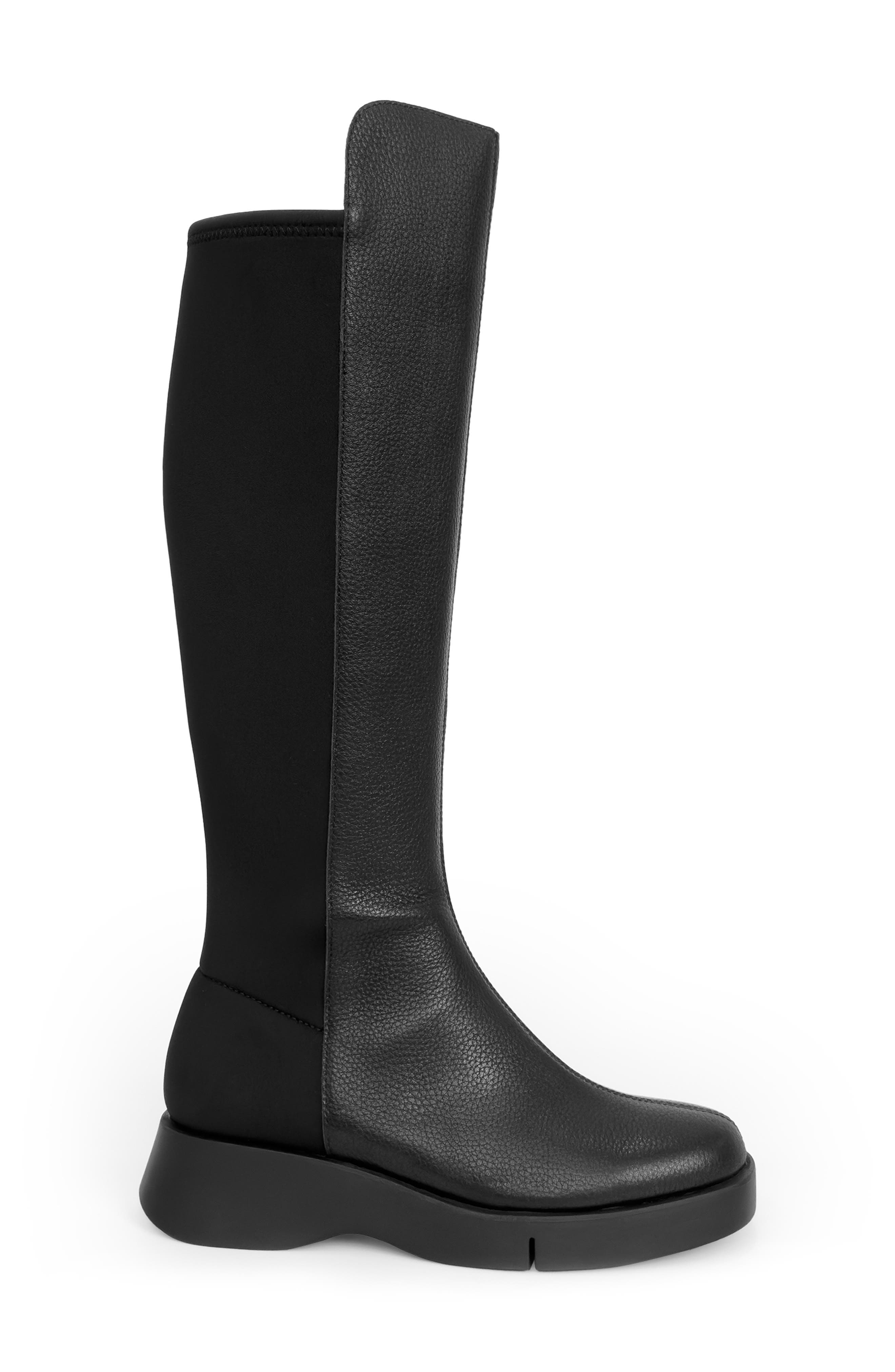 Aerosoles Flavia Knee High Boot, Alternate, color, Black Pebbled Leather