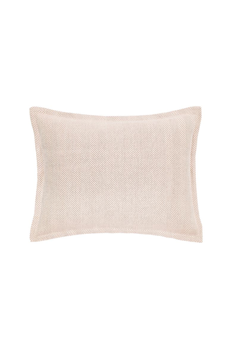 Torin Rosewood Cotton Standard Pillow Sham, Main, color, Pink