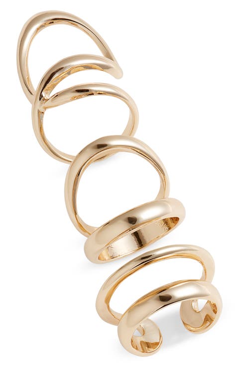 Set of 3 Bold Double Band Rings