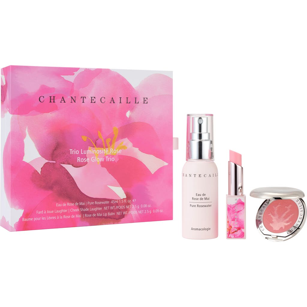 Chantecaille Rose Glow Trio Set (limited Edition) $144 Value