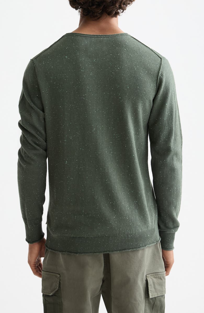 Scotch & Soda Neps Cotton & Wool Sweater, Alternate, color, Thyme