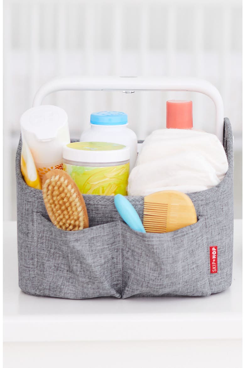 Light Up Diaper Caddy, Alternate, color, GREY