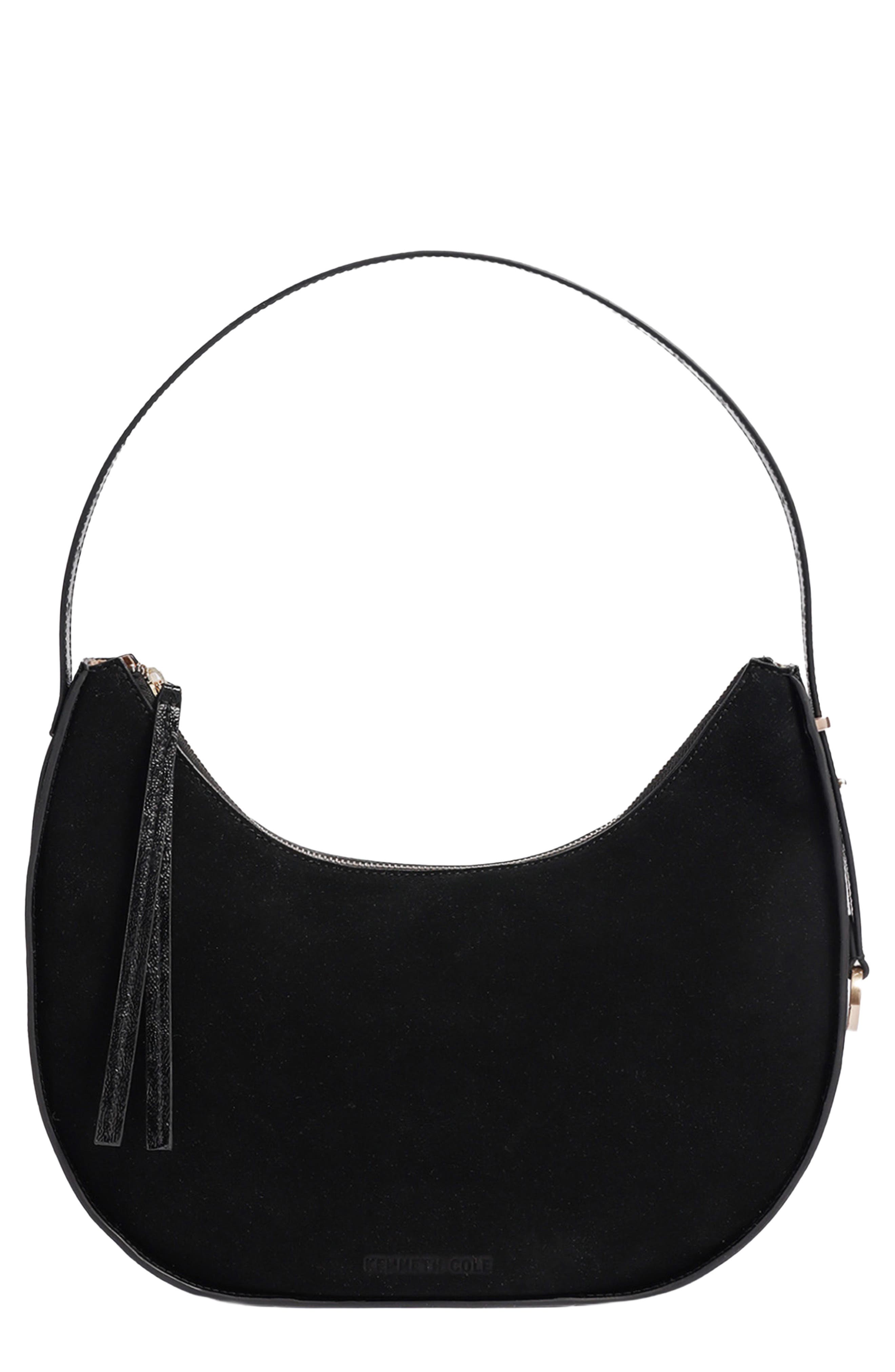 Chelsea Medium Leather Hobo, Main, color, BLACK