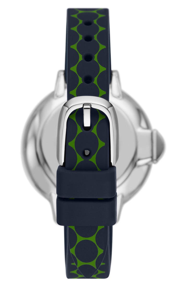 Kate Spade New York park row silicone strap watch, 34mm, Alternate, color, 