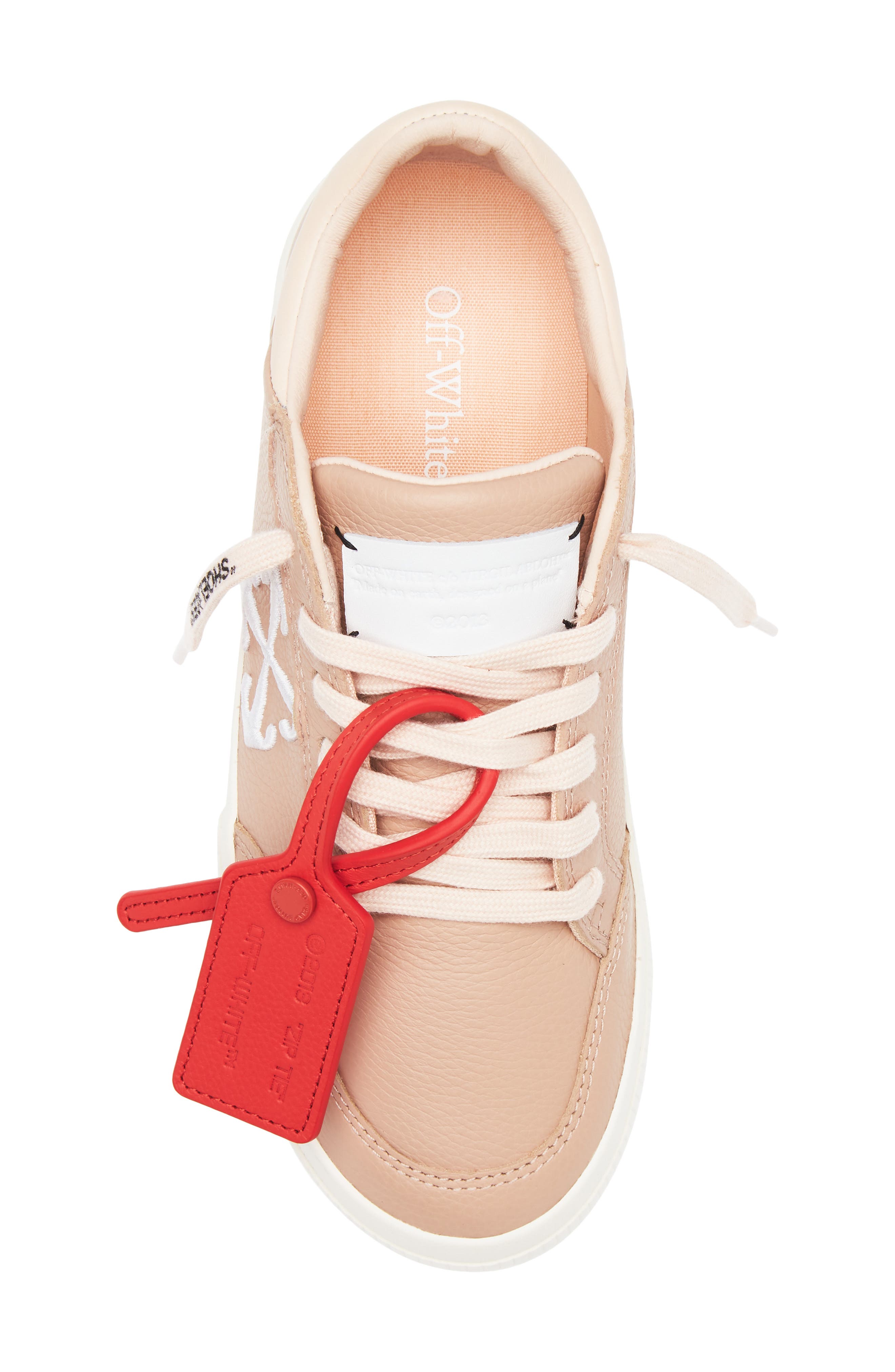 Off-White New Low Vulcanized Calf Leather Sneaker, Alternate, color, 