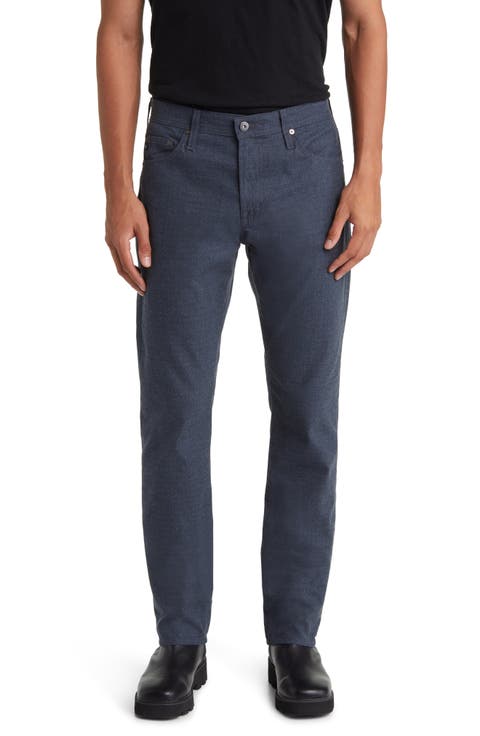 Everett Men's Slim Straight Leg Herringbone Pants (Nordstrom Exclusive)