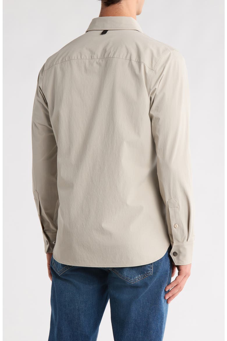 Stretch CPO Overshirt, Alternate, color, TAUPE