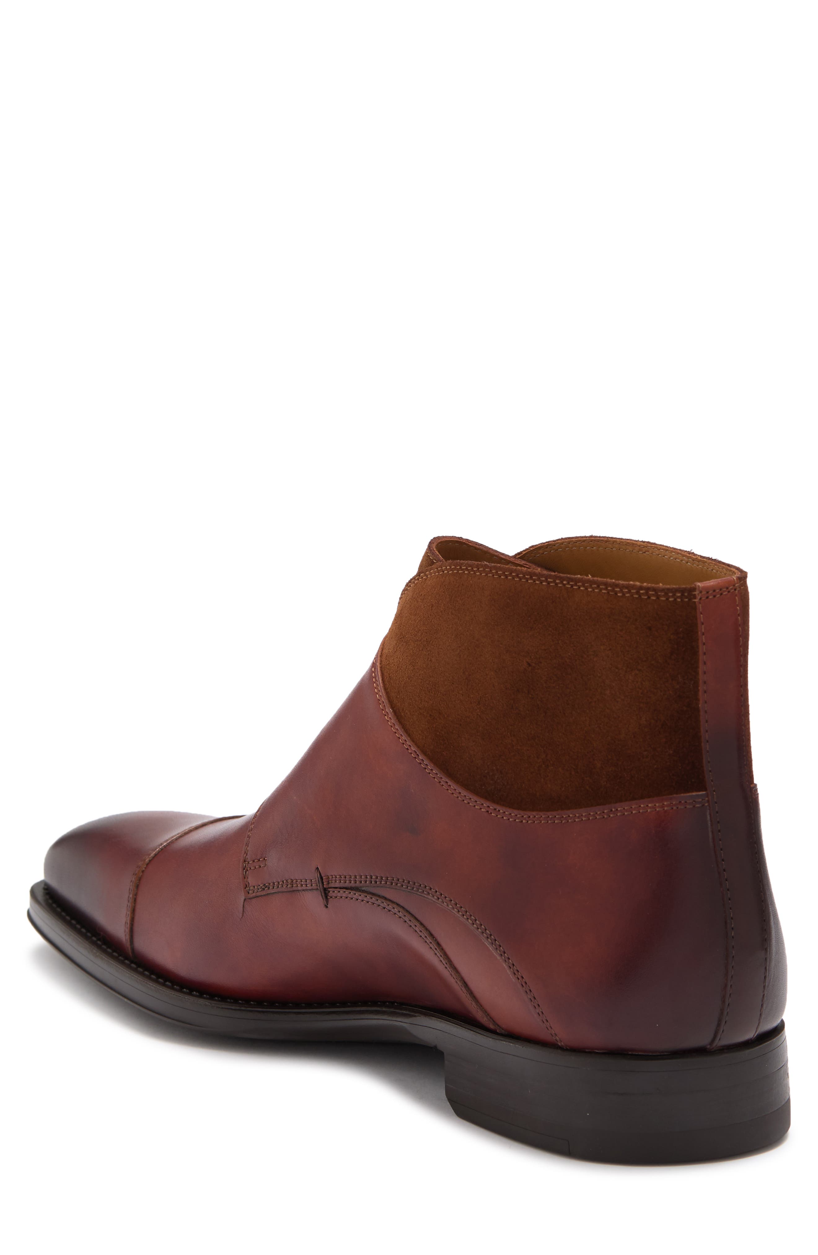 Magnanni Monto Monk Strap Boot, Alternate, color, 