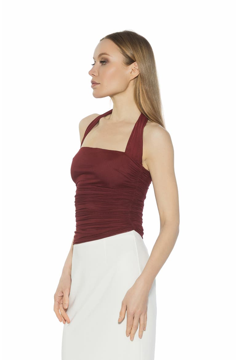 Luca Halter Square Neck Top, Alternate, color, RED