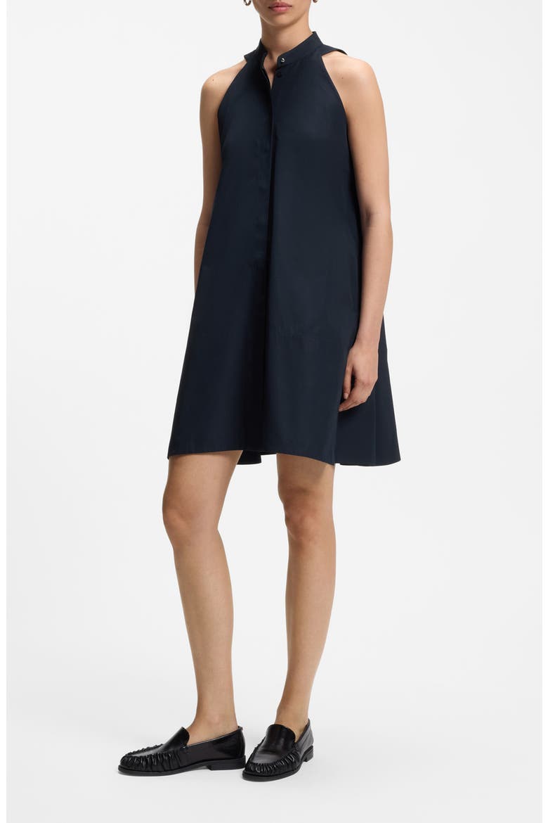 Decolana Sleeveless Cotton Swing Minidress, Main, color, SKY CAPTAIN