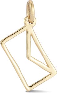 Ember Fine Jewelry 14K Gold Envelope Charm Pendant