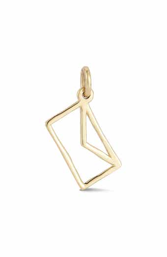 Ember Fine Jewelry 14K Gold Envelope Charm Pendant