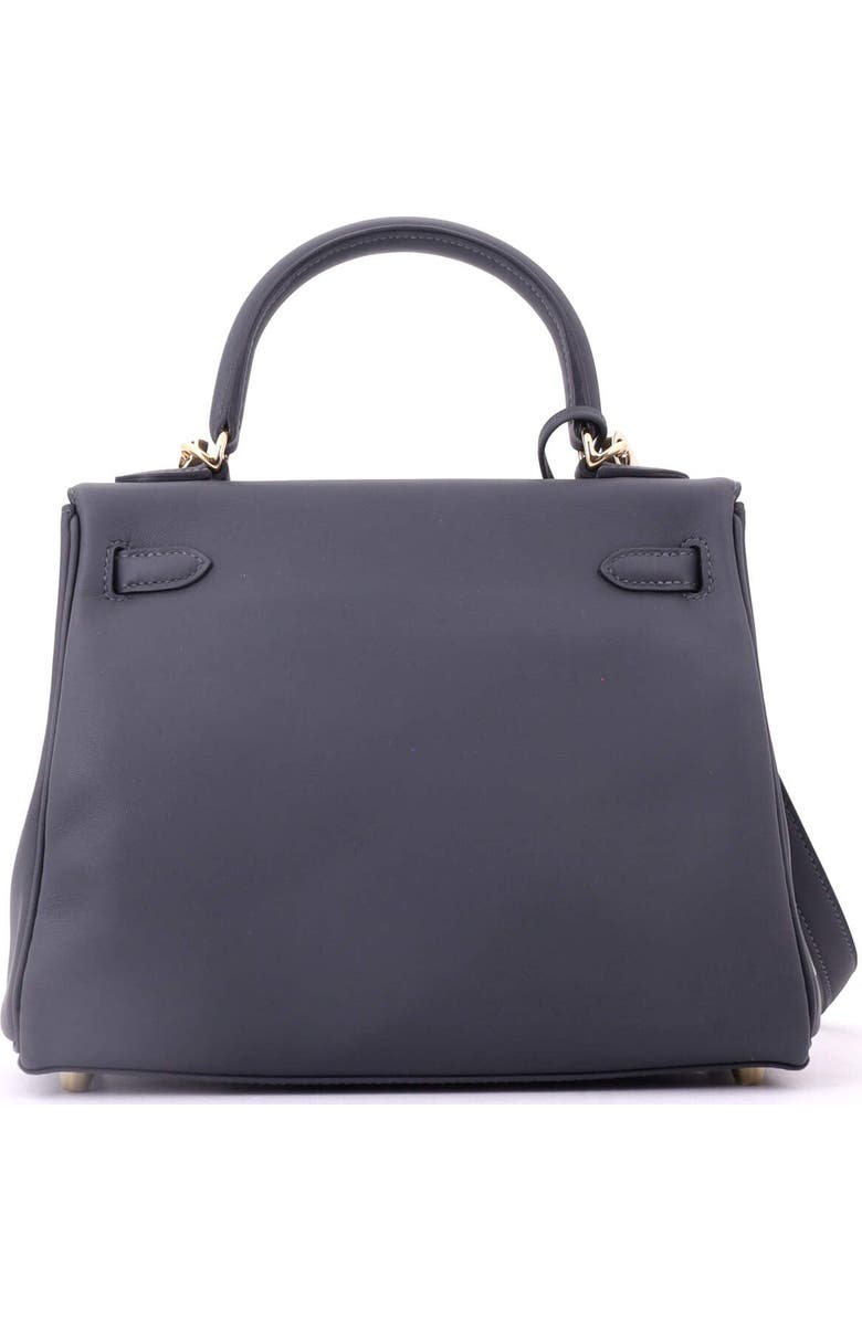 Pre-Owned Hermes Kelly Handbag Verso Swift with Permabrass Hardware 25, Alternate, color, Verso - Gris Misty/Noir