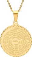 STEELTIME Padre Nuestro Pendant Necklace
