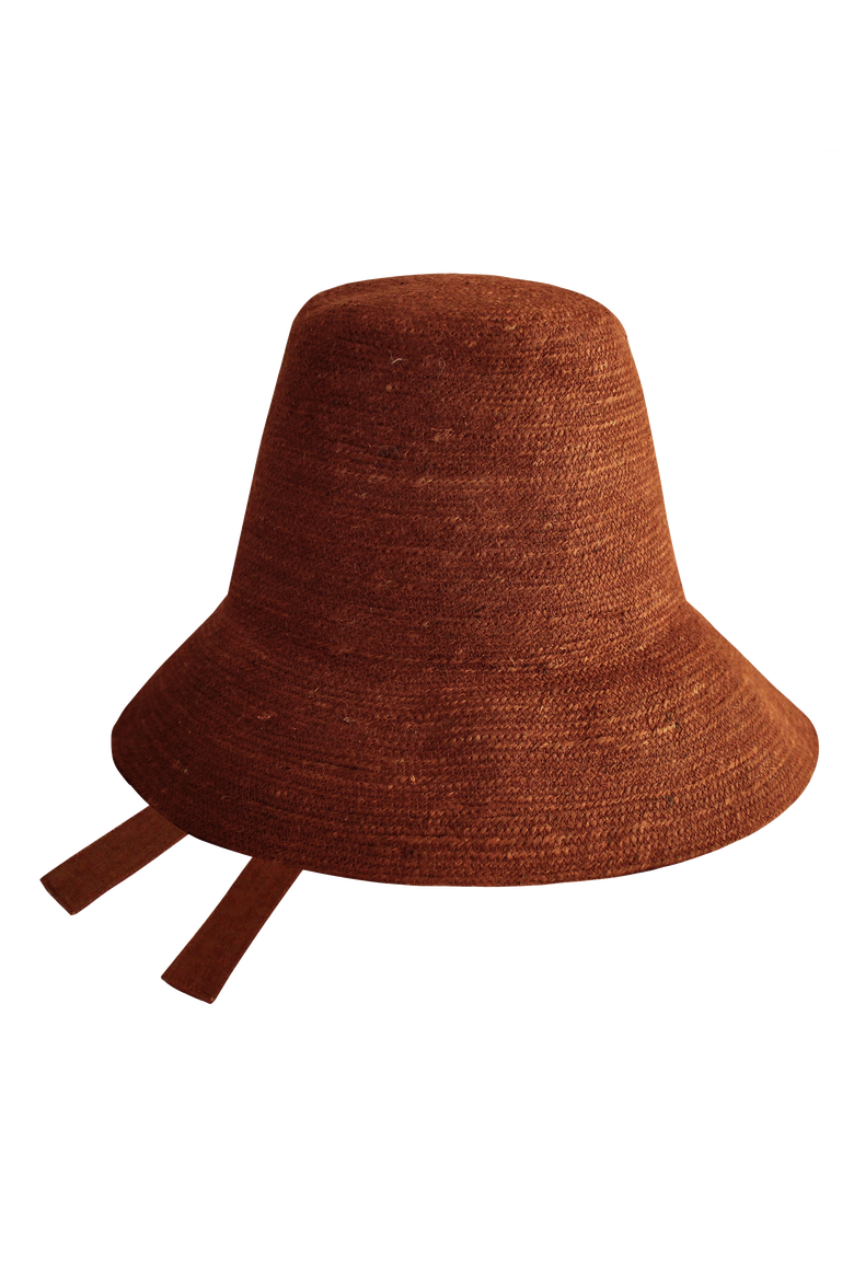 The Meg Jute Straw Hat, Main, color, Burnt Sienna