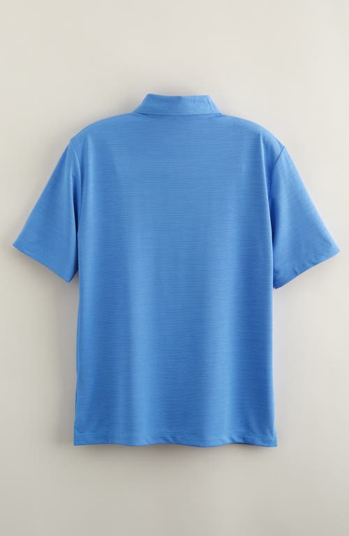 Nordstrom Kids' Solid Performance Polo In Blue