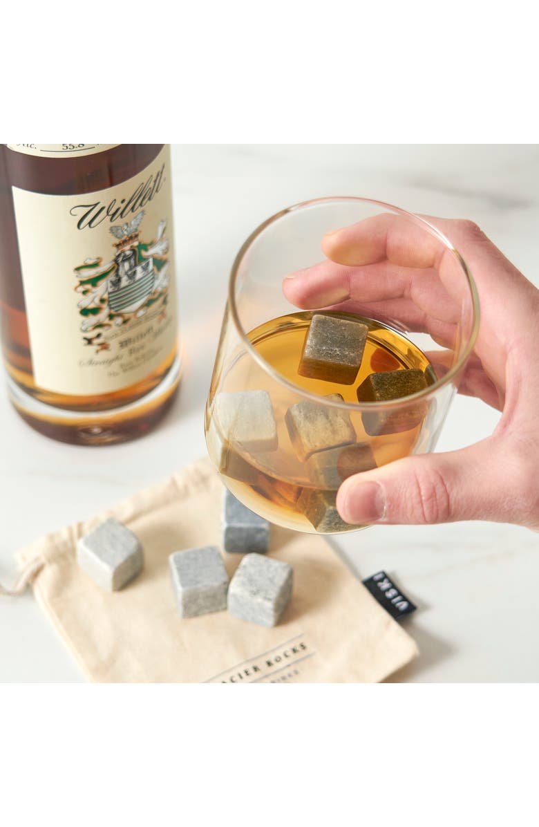 Viski Glacier Rocks Soapstone Cubes Set of 9, Alternate, color, Grey