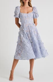 HELSI Mallory Floral Appliqué Cocktail Dress