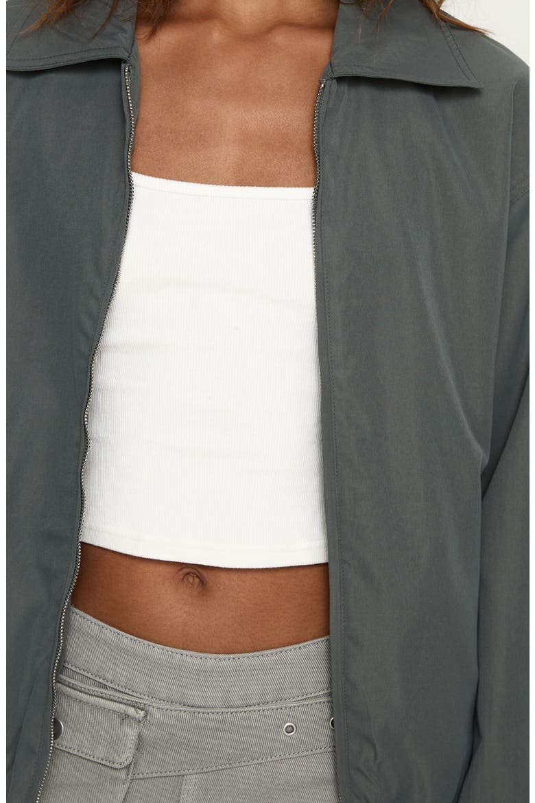 Donetta Oversized Collared Jacket, Alternate, color, GREY