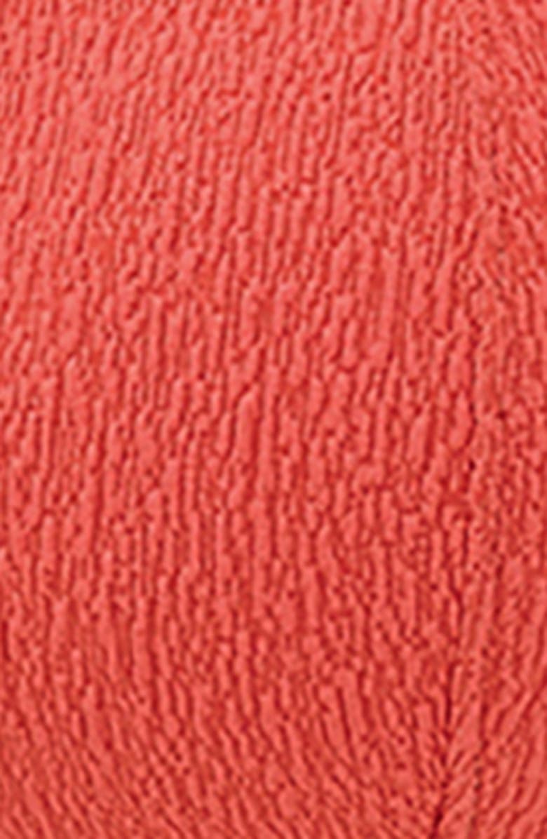 ViX Paula Hermanny Firenze April Crinkle Bikini Bottoms, Alternate, color, Pink