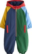 NEXT Kids' Colorblock Hooded Waterproof Puddle Suit