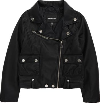 JR Urban Kids Nascar Jacket Black Age 6Y