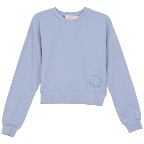 Artwork Long Sleeve Crop Top
