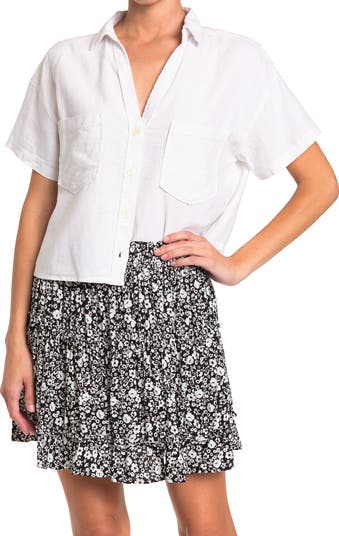 Laundry by Shelli Segal Short Sleeve Button Up Shirt | Nordstromrack
