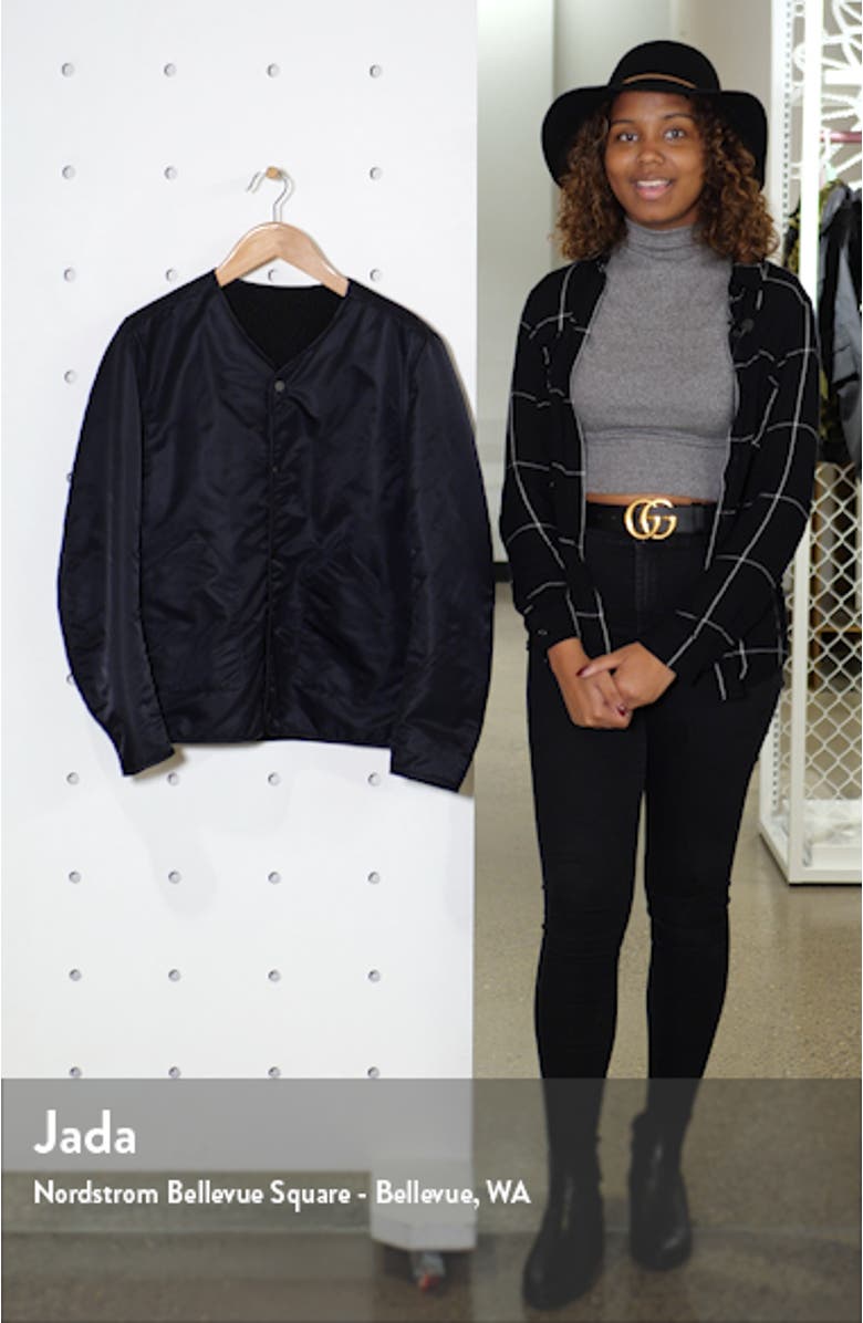 Reversible Liner Faux Shearling Jacket, sales video thumbnail