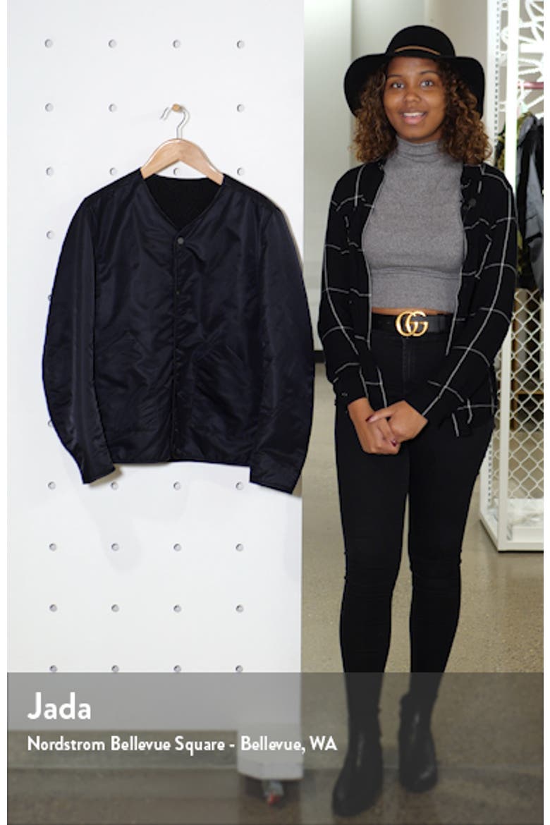 Reversible Liner Faux Shearling Jacket video
