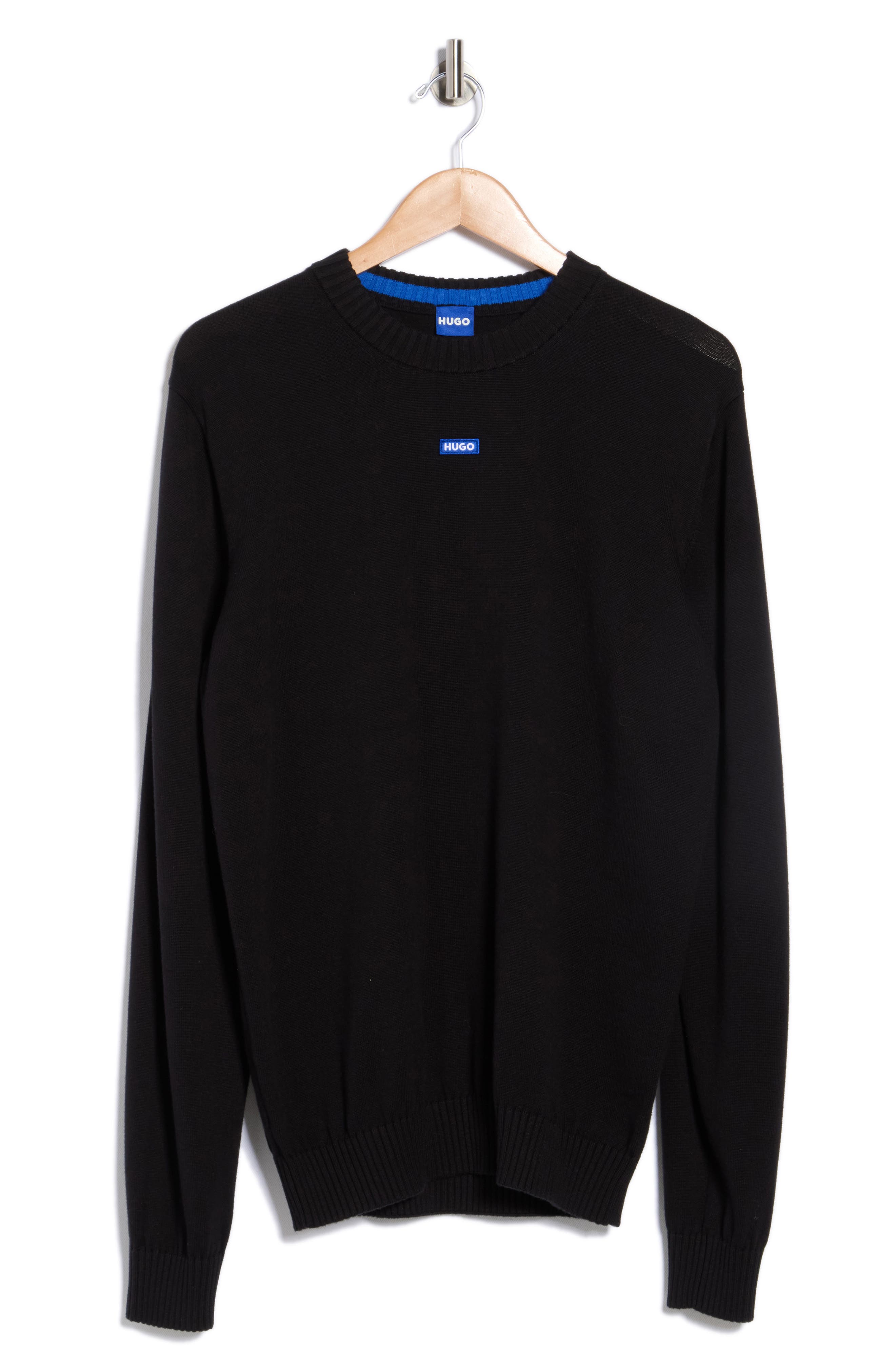 HUGO San Cosmo Long Sleeve Cotton T-Shirt