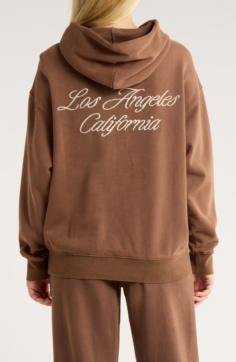 PacSun La Puff Hoodie, Alternate, color, Brown